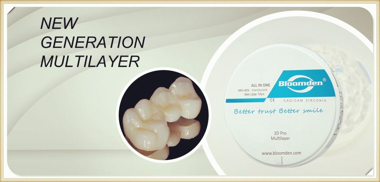 Service and Quality from  the Zirconia Block Multilayer